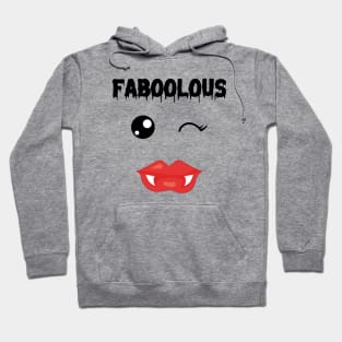 Faboolous Kawaii Vampire Face Hoodie